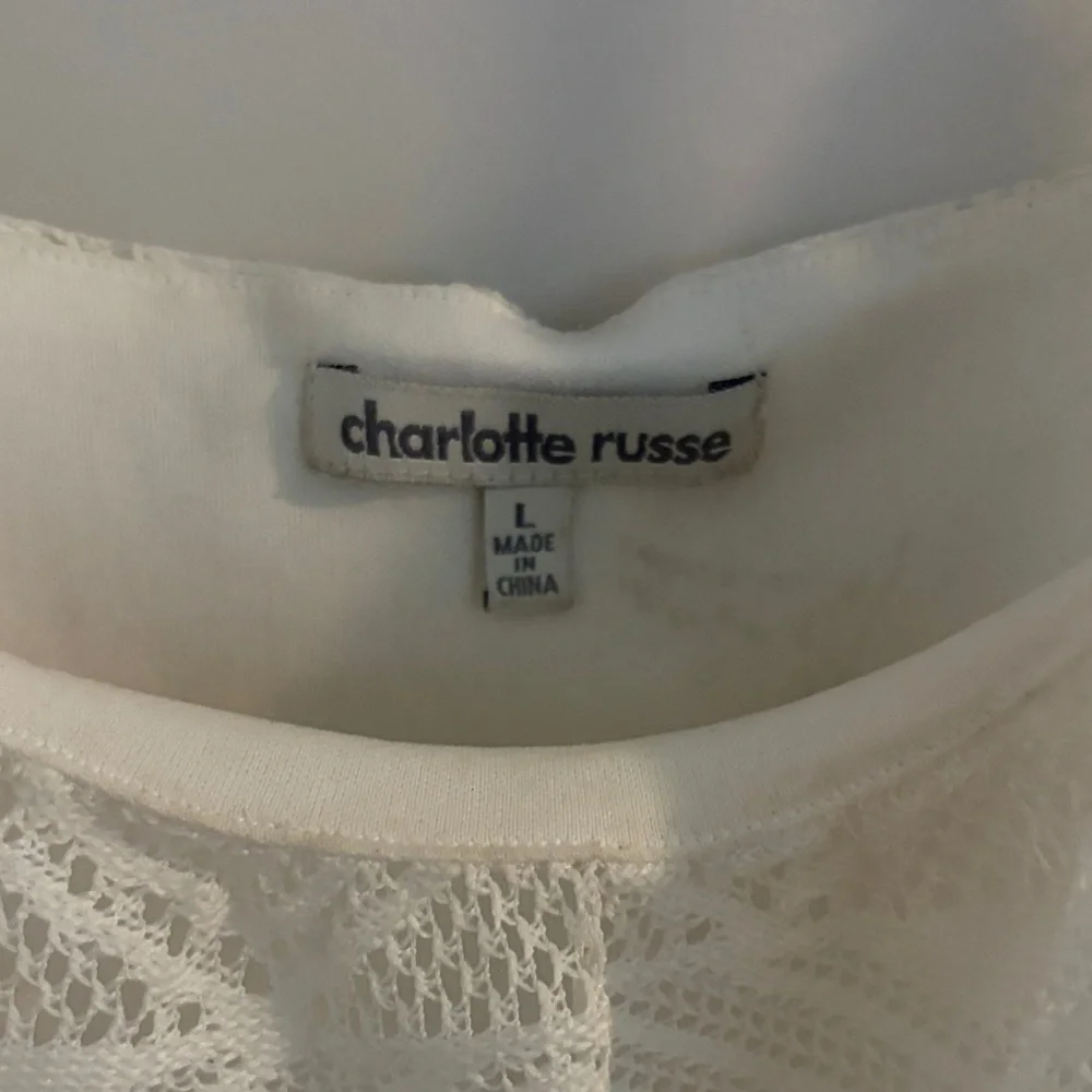 Charlotte Russe Ivory Lace Top - Picture 3 of 6